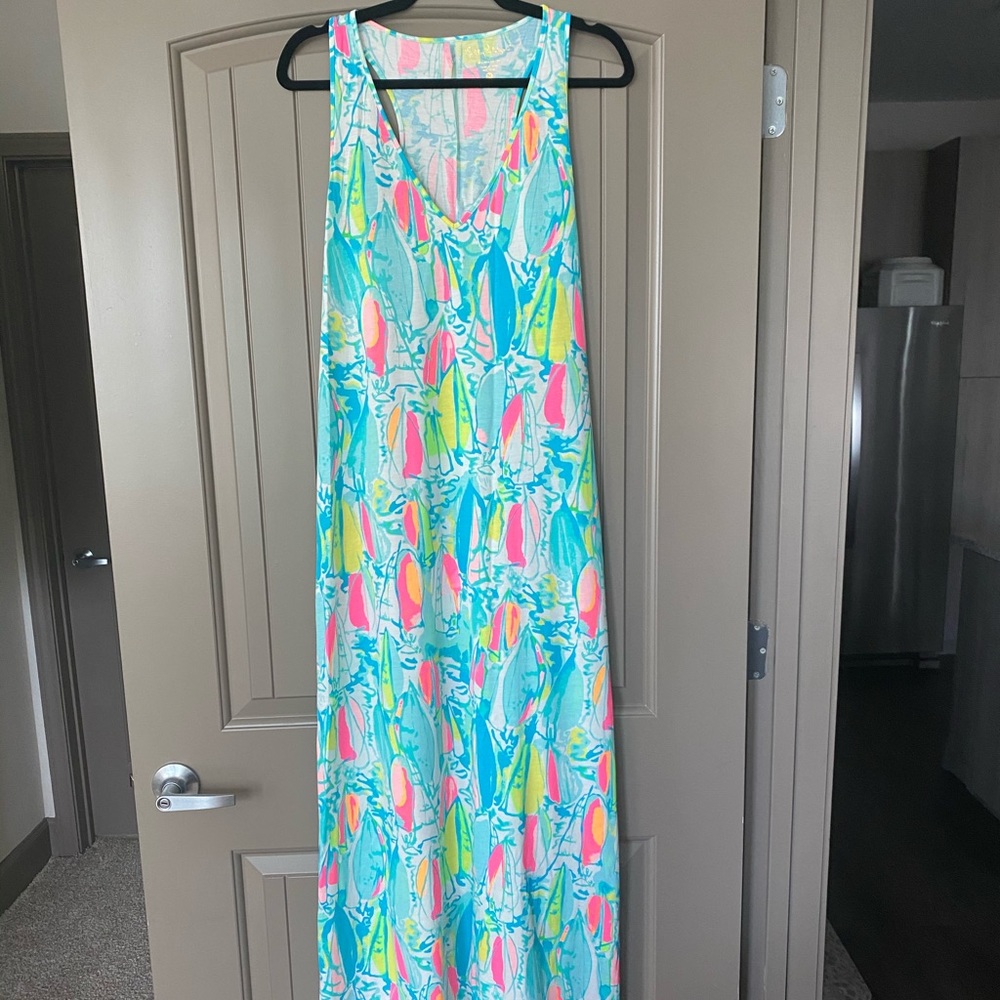 Lilly Pulitzer You Gotta Regatta Maxi Dress